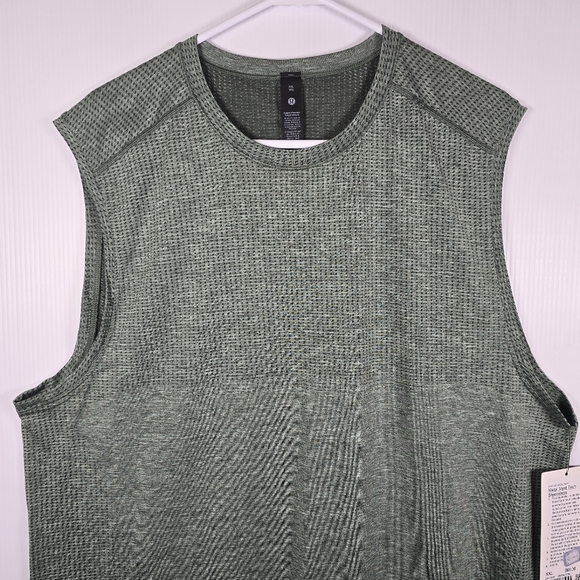 NWT Lululemon Men's Metal Vent Tech Sleeveless Shirt Updated Fit Size XXL - Picture 4 of 12